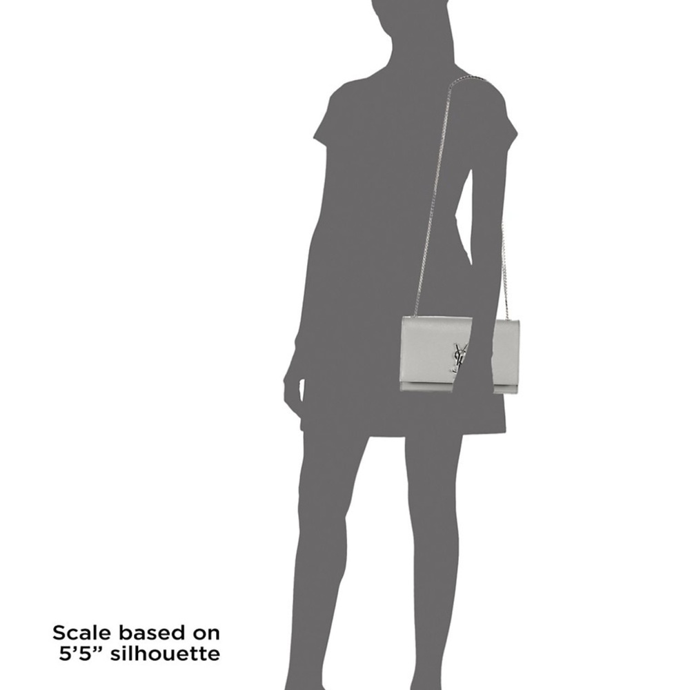 Saint Laurent Medium Kate Grained Leather Shoulder Bag - Picture 5 of 5
